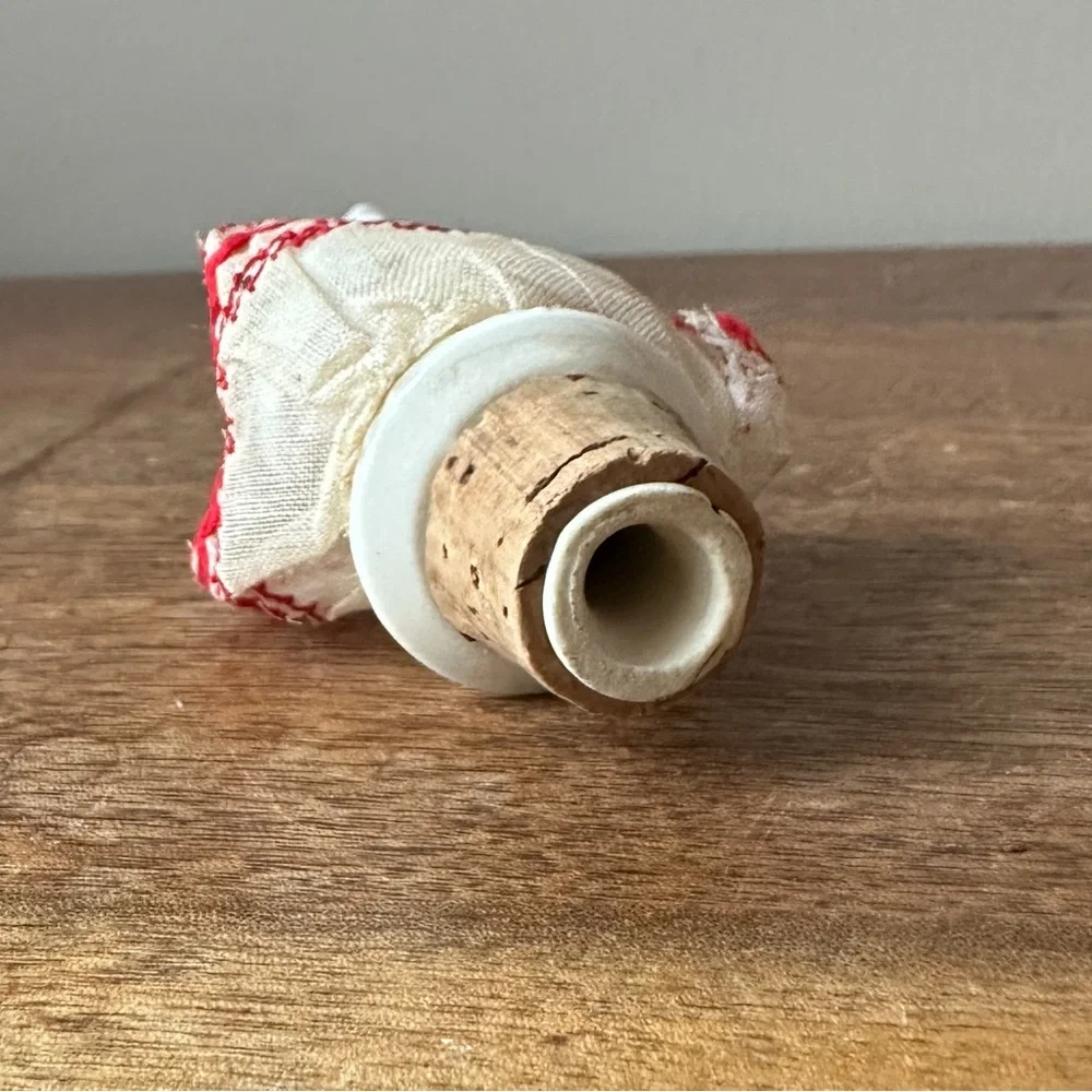 Antique Porcelain Leg Bottle Stopper Ladies’ Legs 1940s Pinup Cork MCM Rare